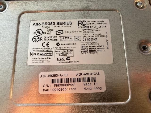 Точка доступа Cisco AIR-WGB350