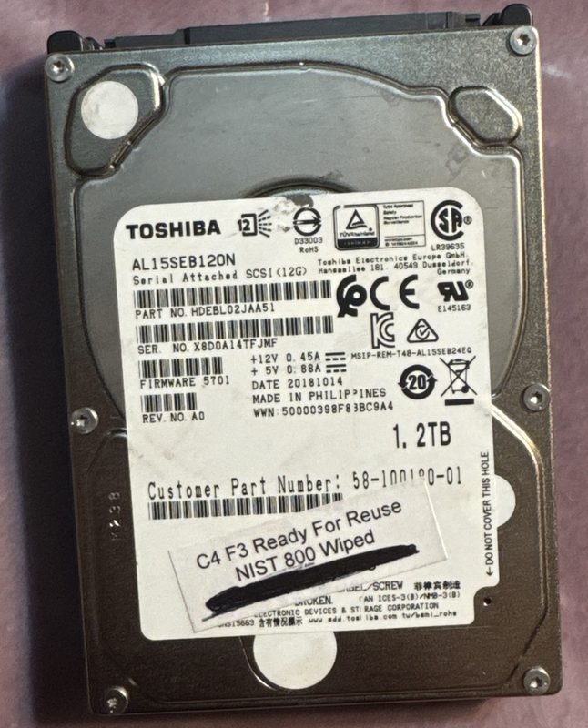 Жёсткий диск Cisco AL15SEB120N