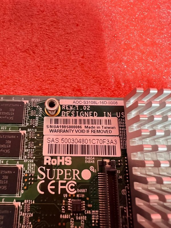 Кабель Supermicro AOC-S3108L-16D-II008