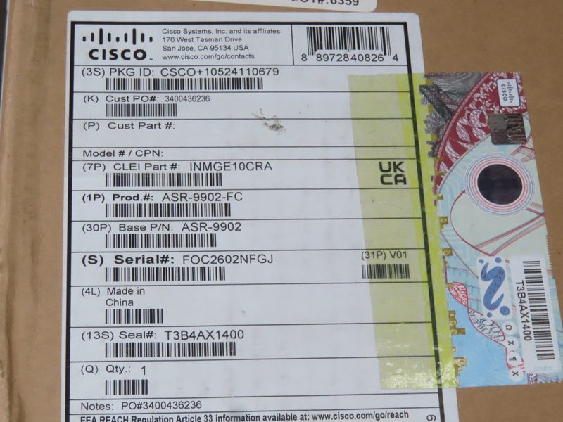 Маршрутизатор Cisco ASR-9902