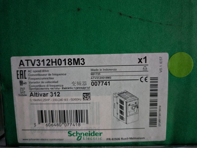 Частотный преобразователь Schneider ATV312H018M3