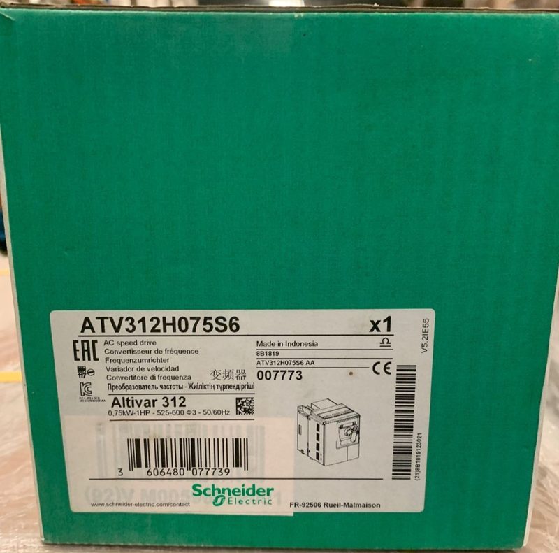 Частотный преобразователь Schneider ATV312H075S6