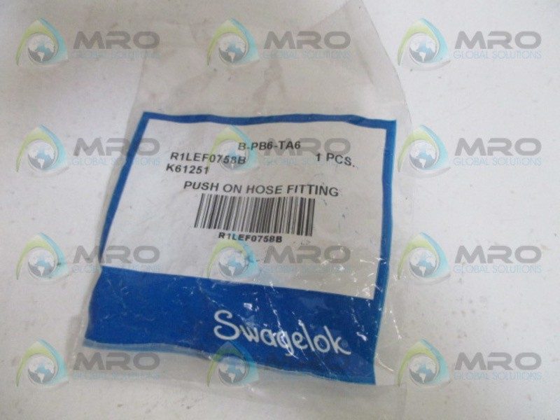 Фитинг Swagelok B-PB6-TA6