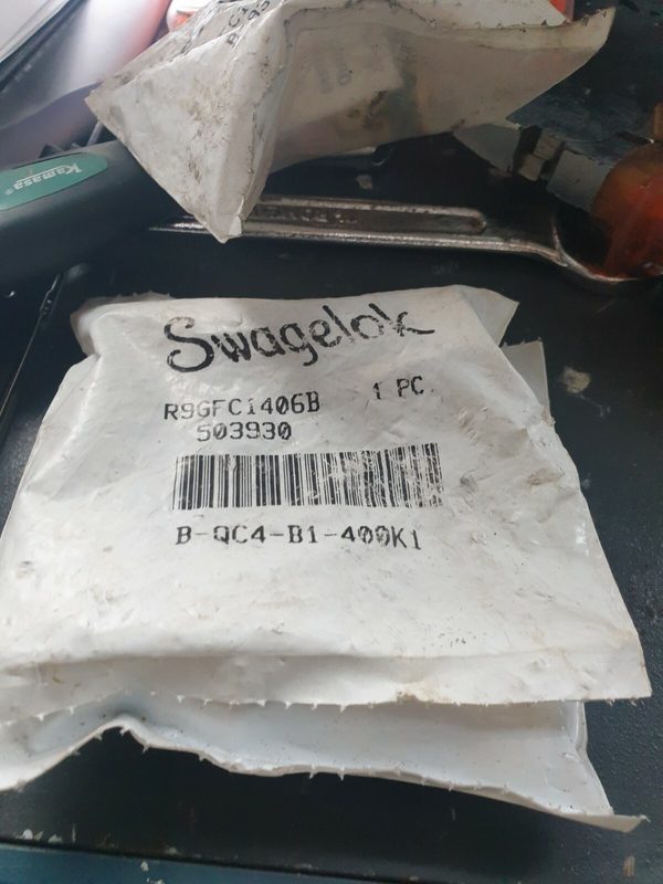 Фитинг Swagelok B-QC4-B1-400K1