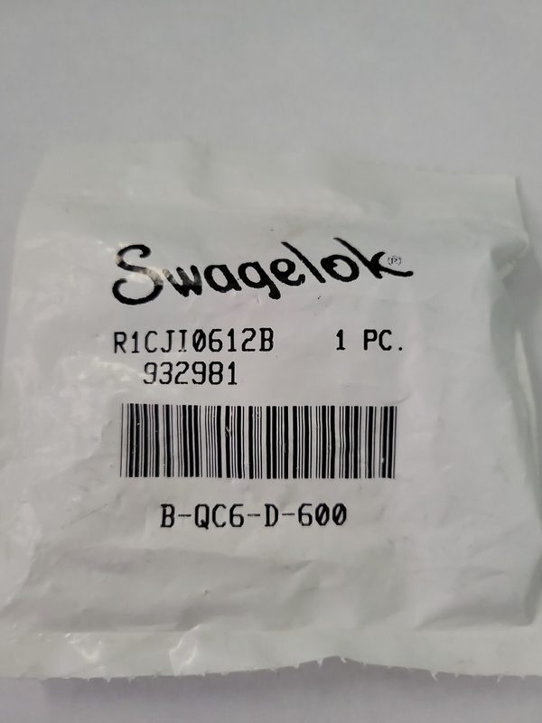 Трубопроводная арматура Swagelok B-QC6-D-600