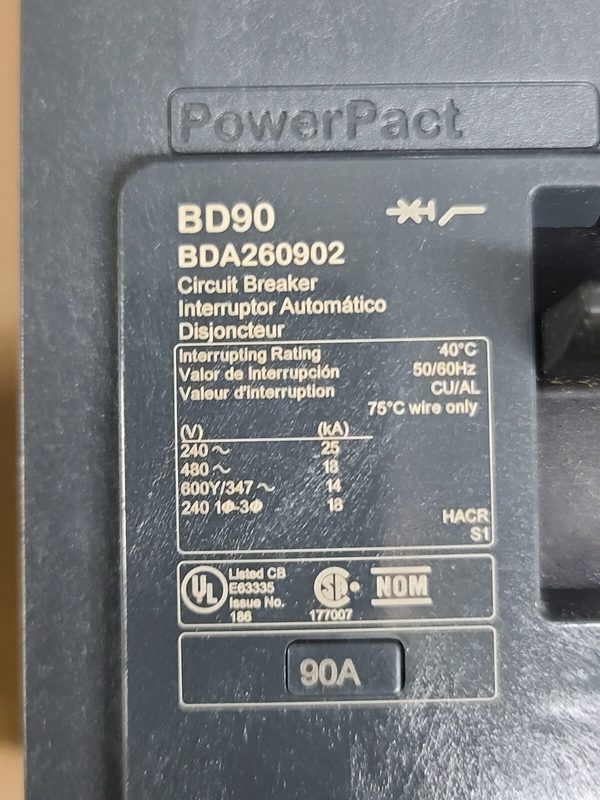 Автоматический выключатель BDA260902