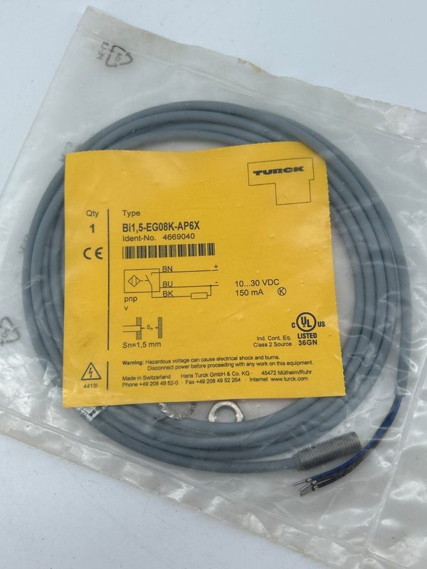 Датчик приближения Turck BI1.5-EG08K-AP6X