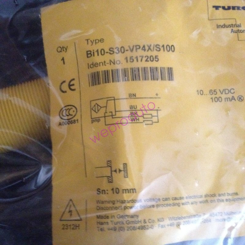 Датчик приближения Turck BI10-S30-VP4X/S100