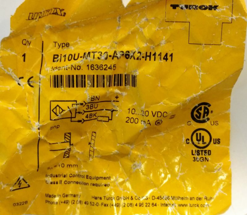 Датчик приближения Turck BI10U-MT30-AP6X2-H1141
