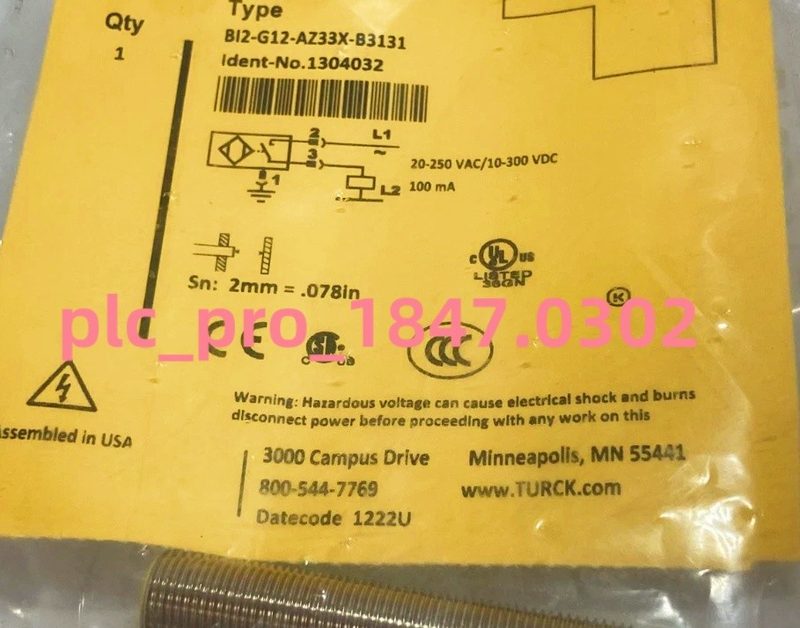Датчик приближения Turck BI2-G12-AZ33X-B3131