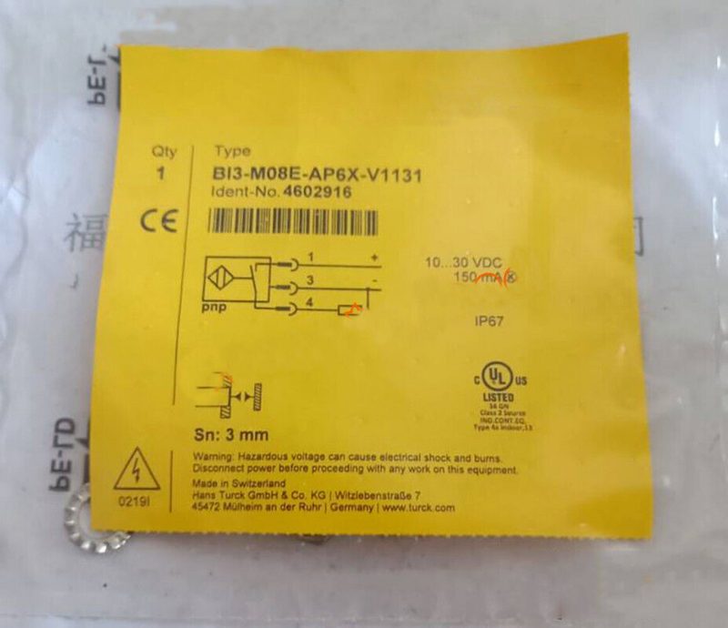 Датчик приближения Turck BI3-M08E-AP6X-V1131