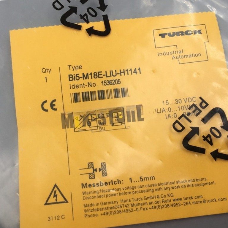 Датчик приближения Turck BI5-M18E-LIU-H1141