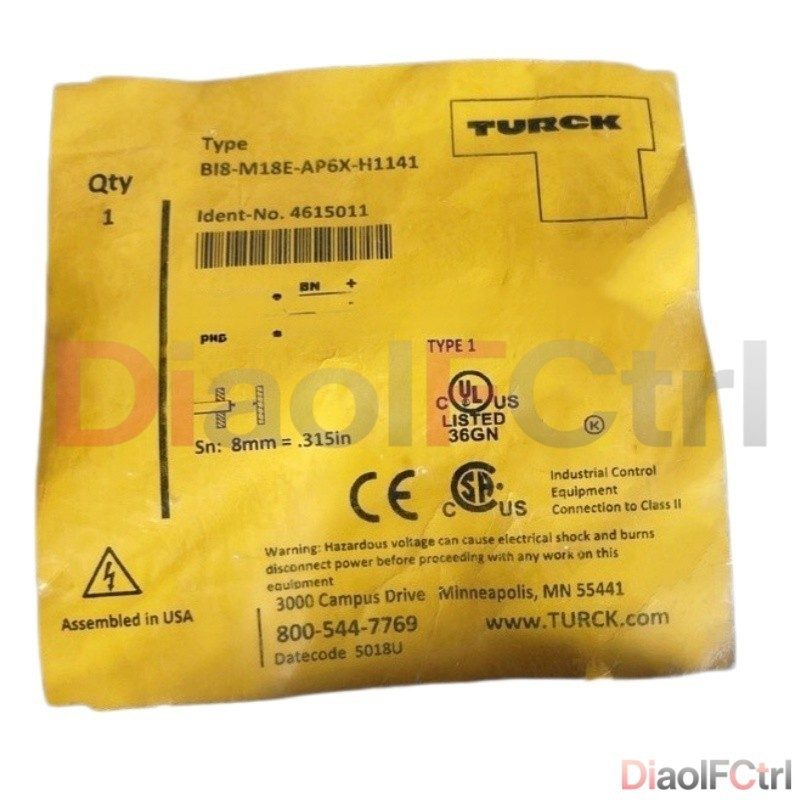 Датчик приближения Turck BI8-M18E-AP6X-H1141