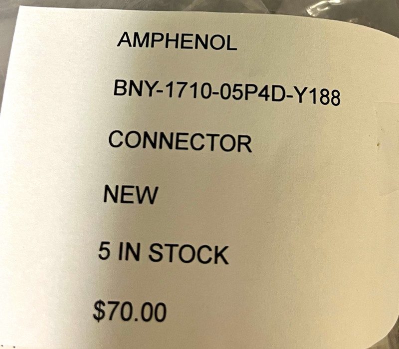 Электронный компонент Amphenol BNY-1710-05P4D-Y188