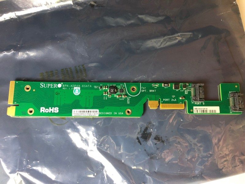 Сервер Supermicro BPN-ADPX9-6SATA