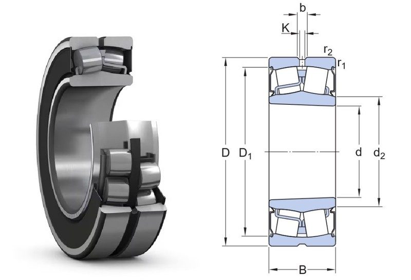 Подшипник BS2-2215-2RSK/VT143