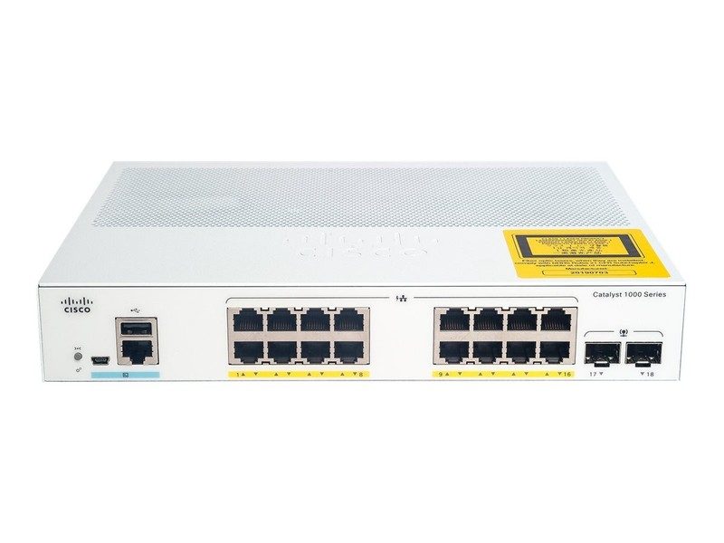 Коммутатор Cisco C1000-16T-2G-L