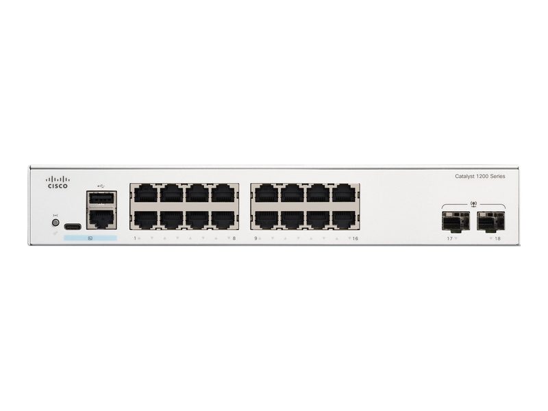 Коммутатор Cisco C1200-16T-2G