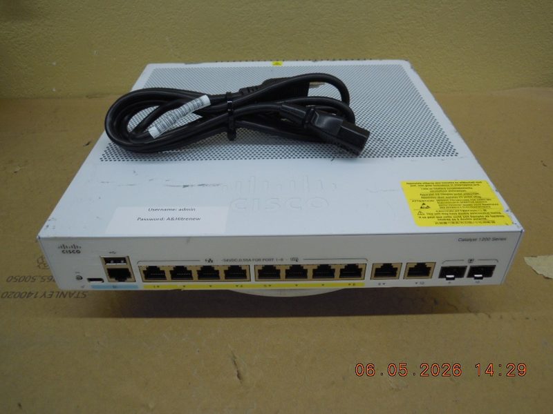 Коммутатор Cisco C1200-8FP-2G