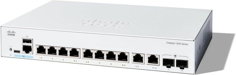 Коммутатор Cisco C1200-8T-E-2G