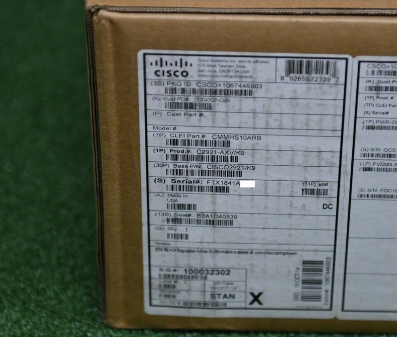 Маршрутизатор Cisco C2921-AXV/K9