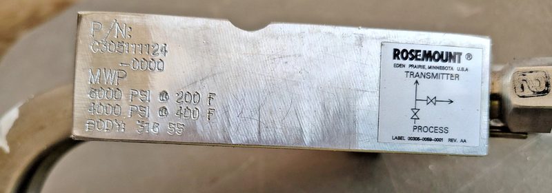 Трубопроводная арматура Rosemount C305111124-0000