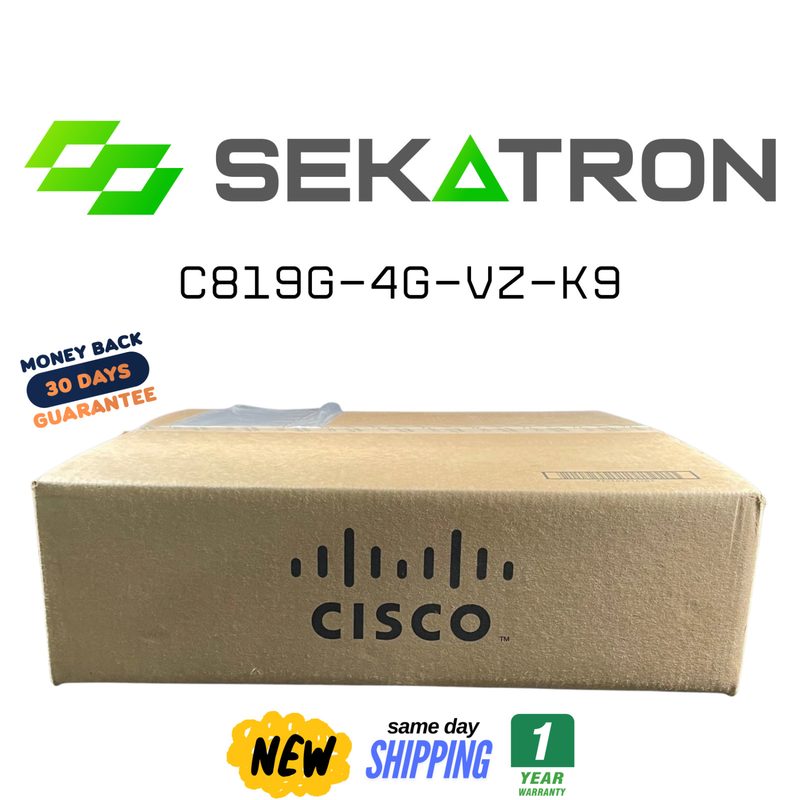 Маршрутизатор Cisco C819G-4G-VZ-K9