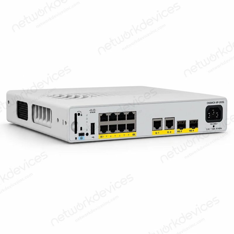 Коммутатор Cisco C9200CX-8P-2X2G-E
