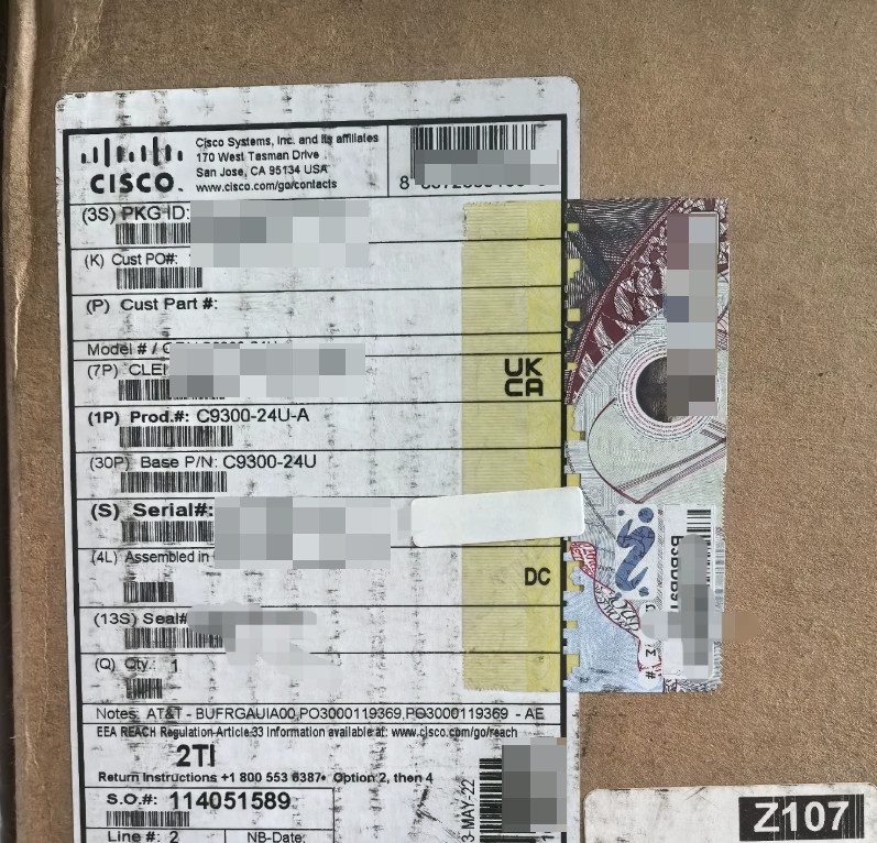 Коммутатор Cisco C9300-24U-A