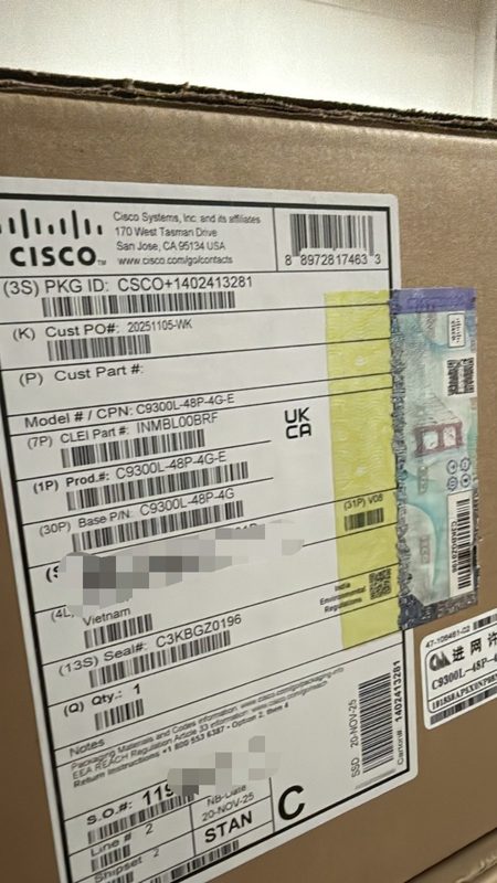Коммутатор Cisco C9300L-48P-4G-E