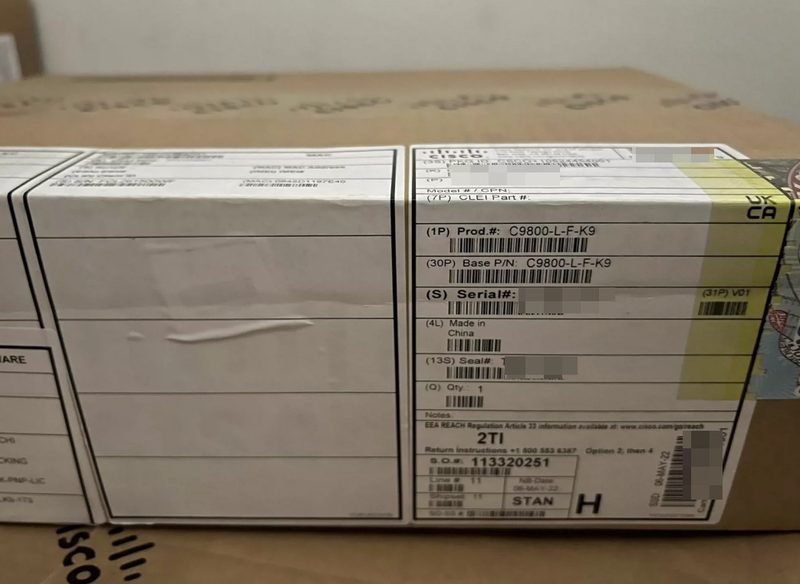 Коммутатор Cisco C9800L-L-F-K9