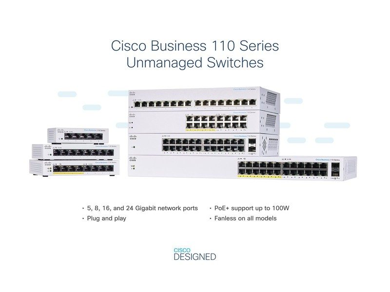 Коммутатор Cisco CBS110-16PP-KR