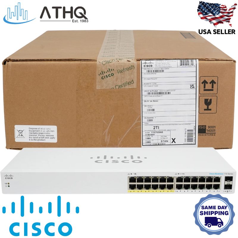 Коммутатор Cisco CBS110-24PP-NA