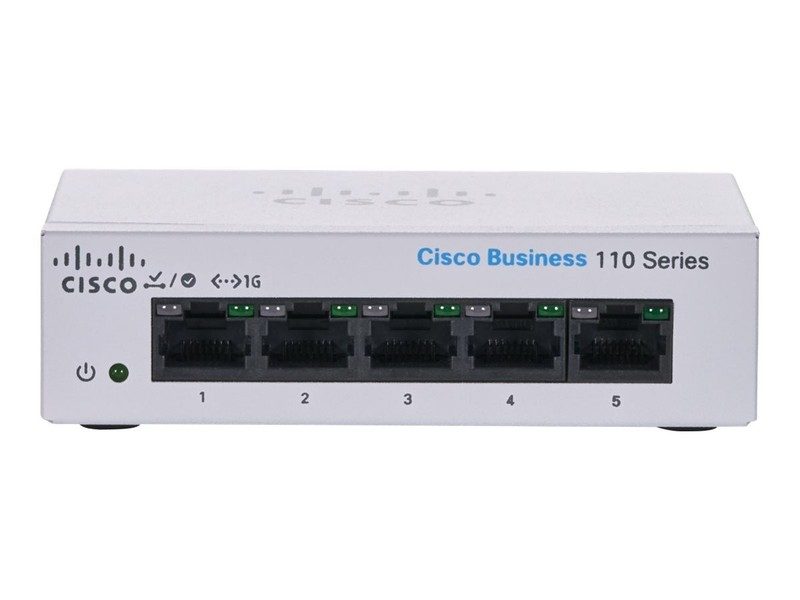 Коммутатор Cisco CBS110-5T-D-UK