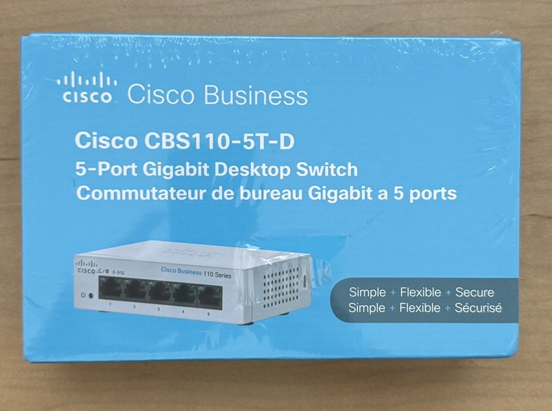 Коммутатор Cisco CBS110-5T-D
