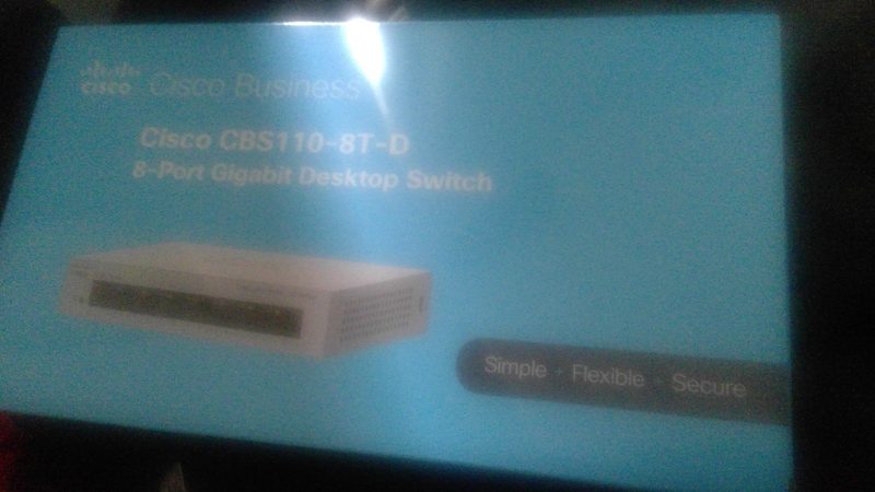 Коммутатор Cisco CBS110-8PP-D