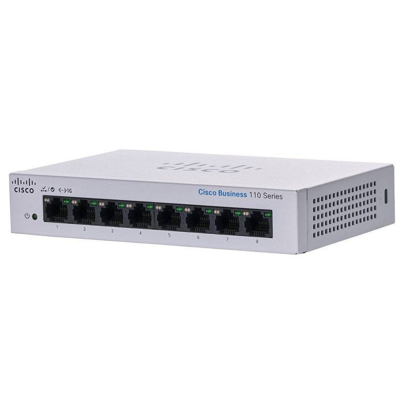 Коммутатор Cisco CBS110-8PP-EU
