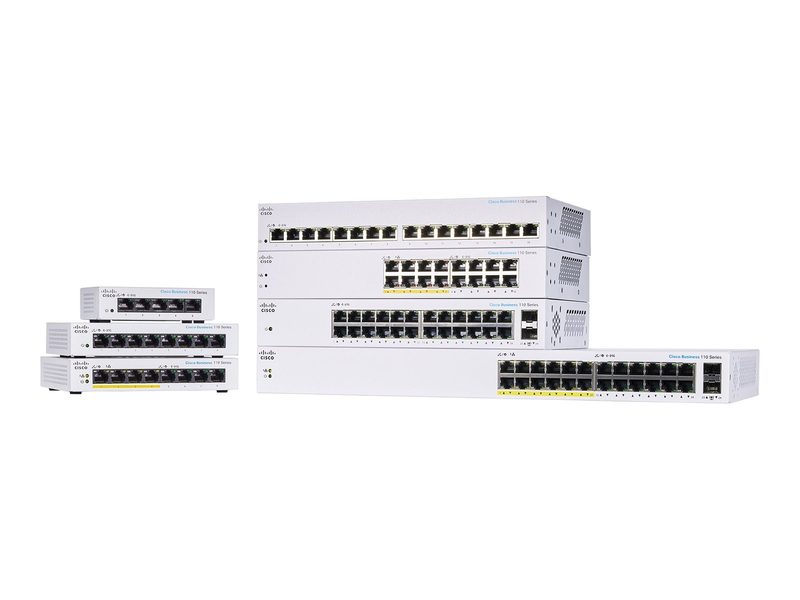 Коммутатор Cisco CBS110-8T-D-BR