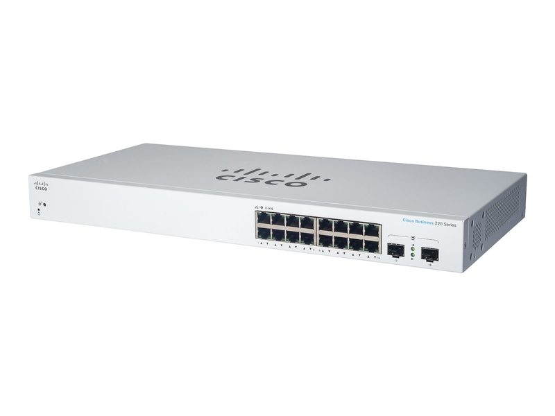 Коммутатор Cisco CBS220-16P-2G-UK