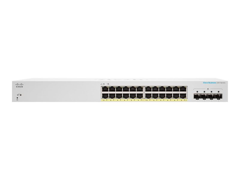 Коммутатор Cisco CBS220-24P-4G-EU