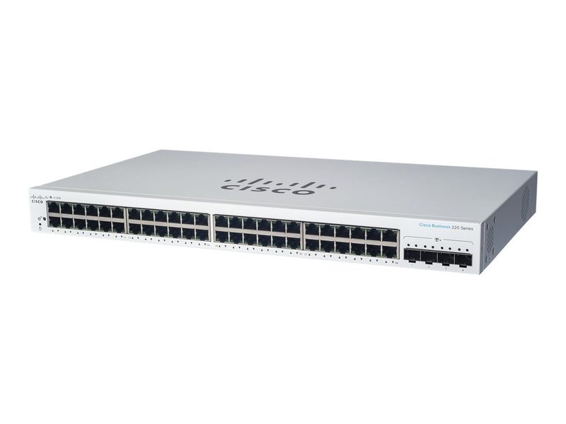 Коммутатор Cisco CBS220-48FP-4X-EU