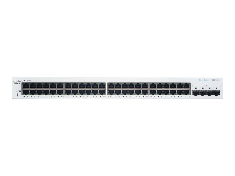 Коммутатор Cisco CBS220-48T-4G-BR