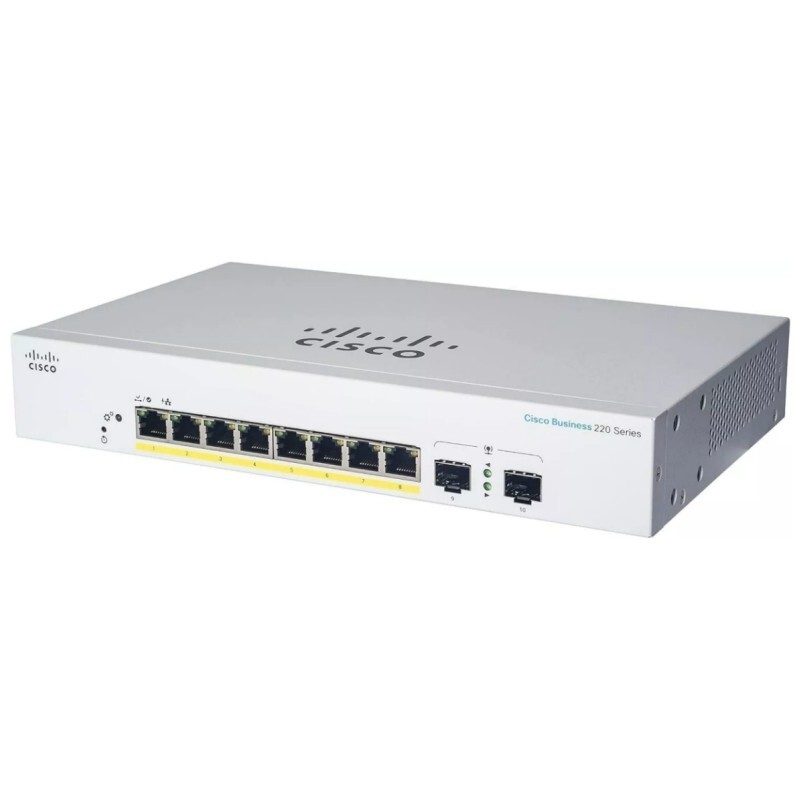 Коммутатор Cisco CBS220-8P-E-2G-CN