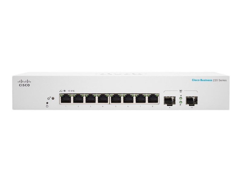 Коммутатор Cisco CBS220-8T-E-2G-NA