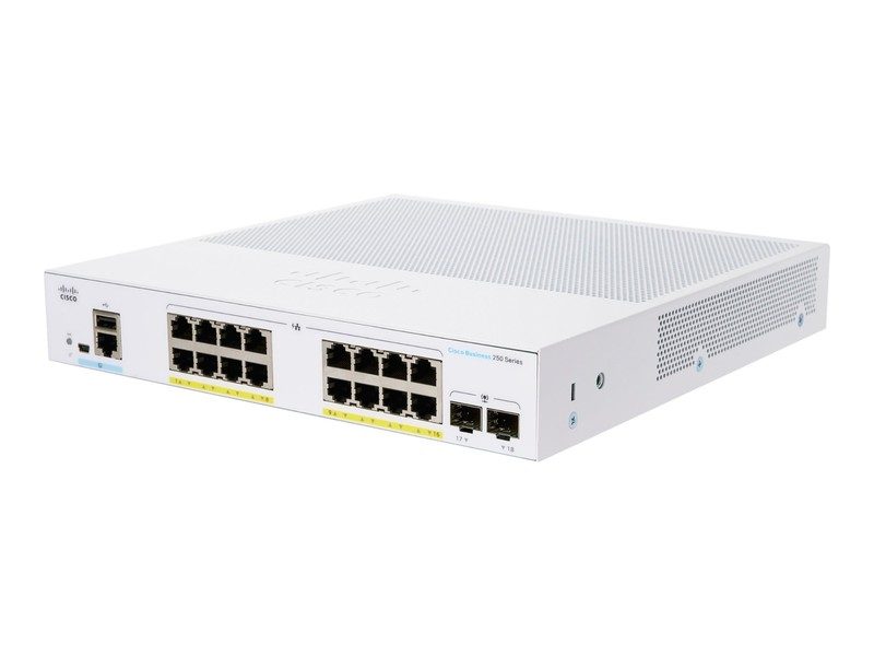 Коммутатор Cisco CBS250-16P-2G-UK