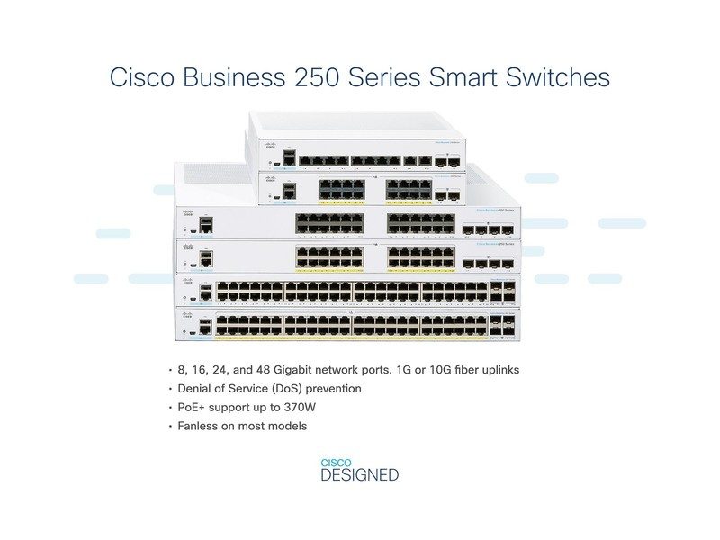 Коммутатор Cisco CBS250-24P-4X-CN