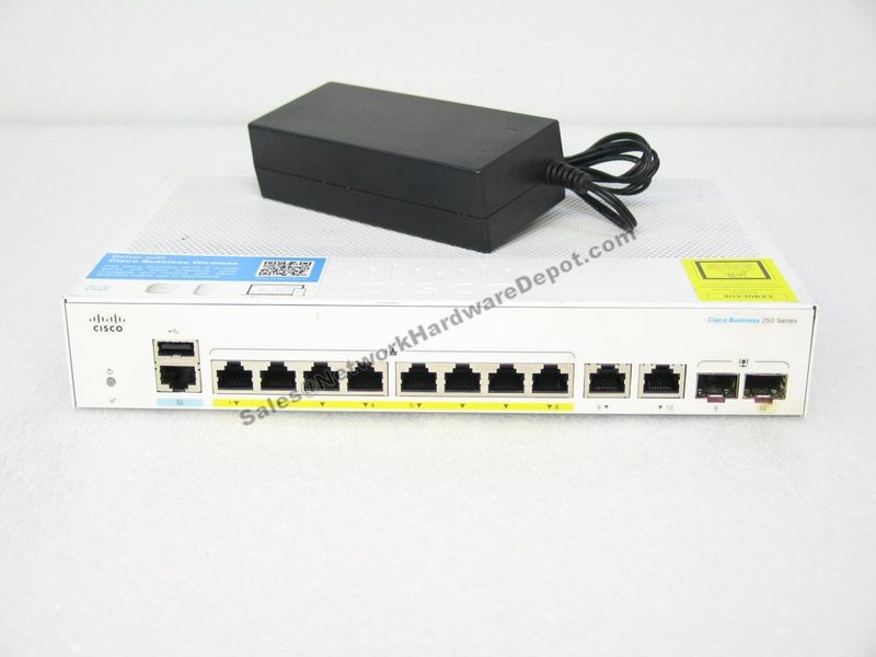 Коммутатор Cisco CBS250-8PP-E-2G-NA