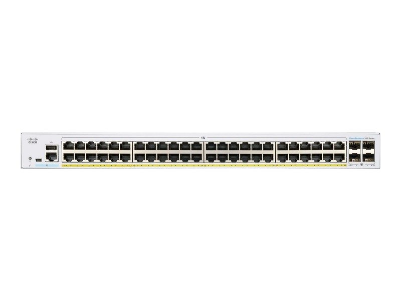 Коммутатор Cisco CBS350-48P-4G-EU