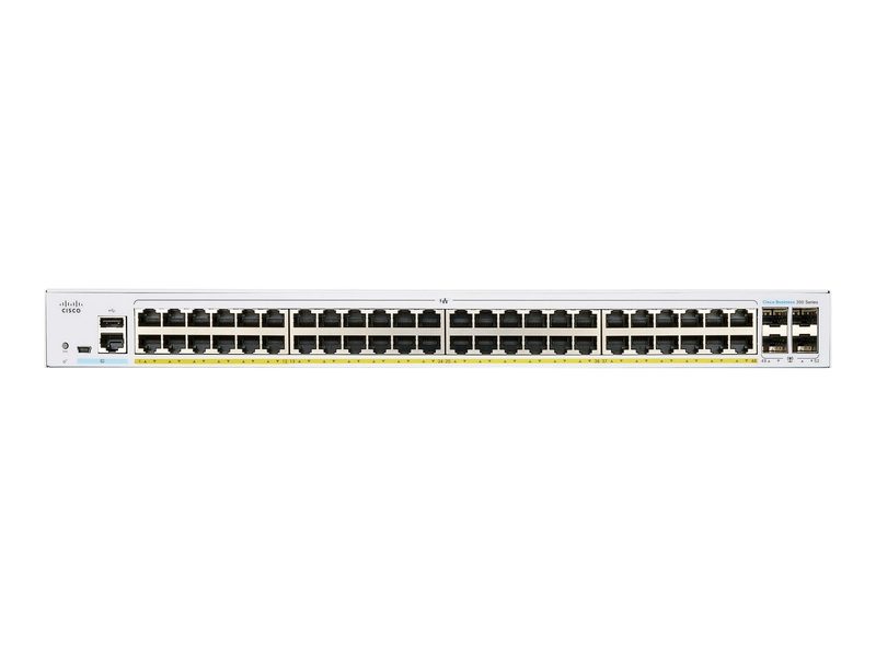 Коммутатор Cisco CBS350-48P-4X-EU
