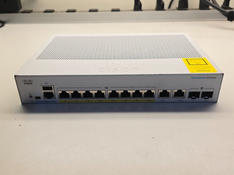 Коммутатор Cisco CBS350-8FP-E-2G